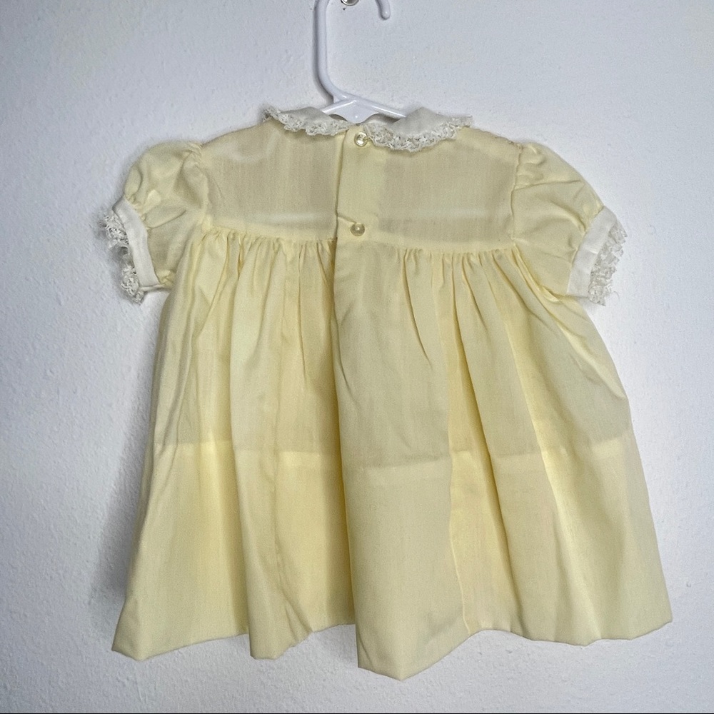 vintage yellow polly flinders dress - Picture 3 of 3